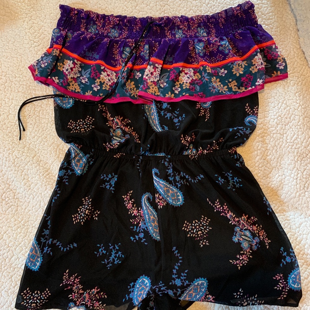 Colorful/ floral romper